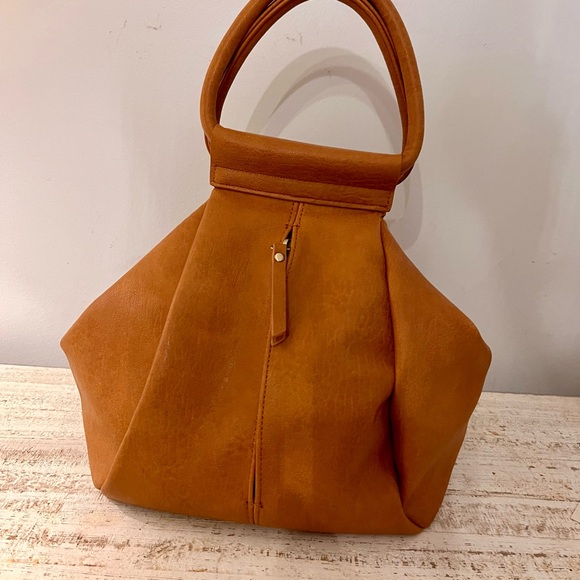 Antik Kraft Brown Vegan Leather Bag - Picture 3 of 10